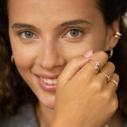 Bague plaque or hera